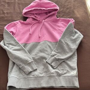 Roots Pink and Gray Women's Hoodie